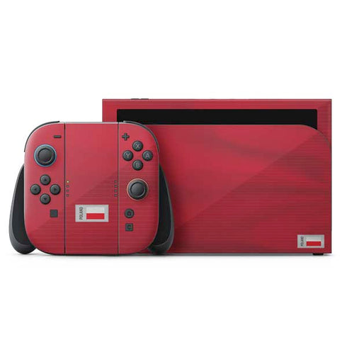 Poland Soccer Flag Nintendo Switch 2 (2025) with Joy-Con Skin